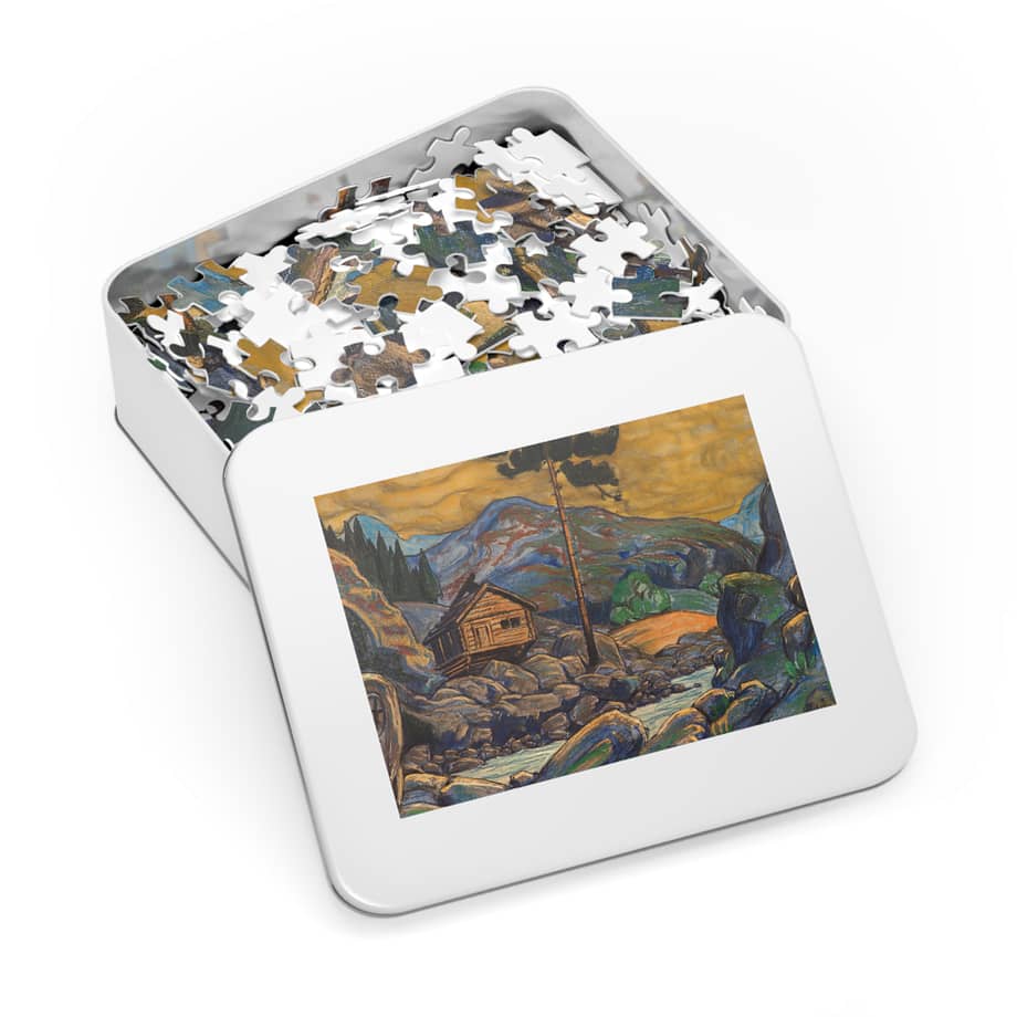 a puzzle in a tin